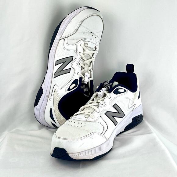 New Balance 857 V3 MX857VN3 White Navy Training Shoes Mens Size 10 Rollbar main image 8